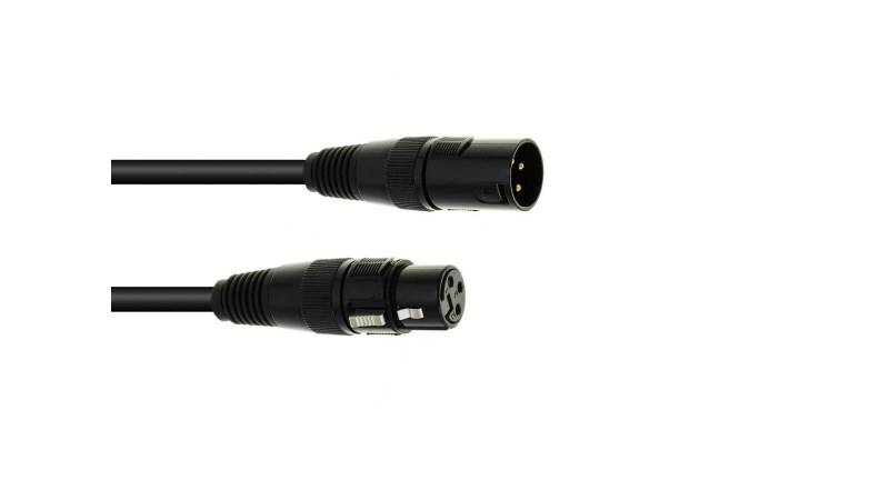 EUROLITE DMX Kabel XLR 3pol 15m sw von Eurolite