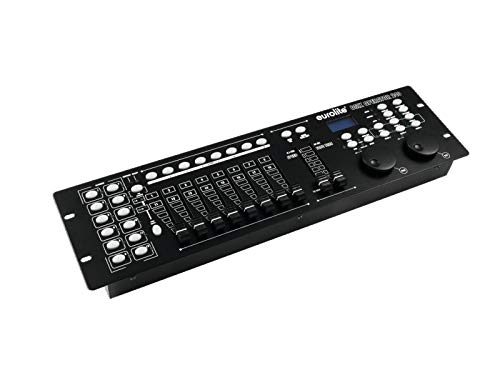 EUROLITE DMX Operator 240 Controller | Pult für 12 Geräte (jeweils max. 20 DMX-Kanäle), mit 2 Jogwheels von Eurolite