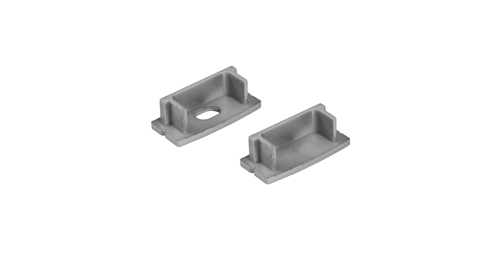 EUROLITE Endkappen für U-Profil 20mm silber von Eurolite