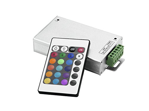EUROLITE IR-5 Fernbedienung | Steuereinheit mit IR-Fernbedienung für RGB-LED-Streifen 12-24 V EUROLITE IR-5 Fernbedienung | Steuereinheit mit IR-Fernbedienung für RGB-LED-Streifen 12-24 V von Eurolite