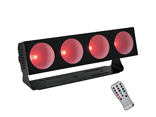 EUROLITE LED CBB-4 COB RGB Leiste | LED-Lichteffektleiste mit RGB-Farbmischung, inkl. IR-Fernbedienung von Eurolite