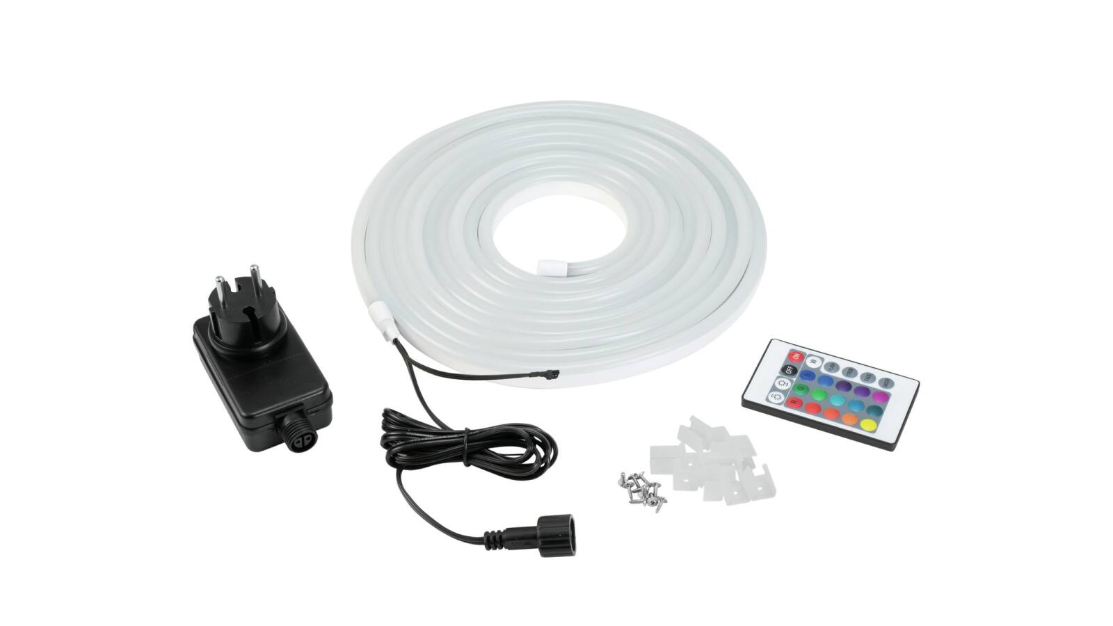 EUROLITE LED Neon Flex 24V RGB 5m mit IR Set EUROLITE LED Neon Flex 24V RGB 5m mit IR Set von Eurolite