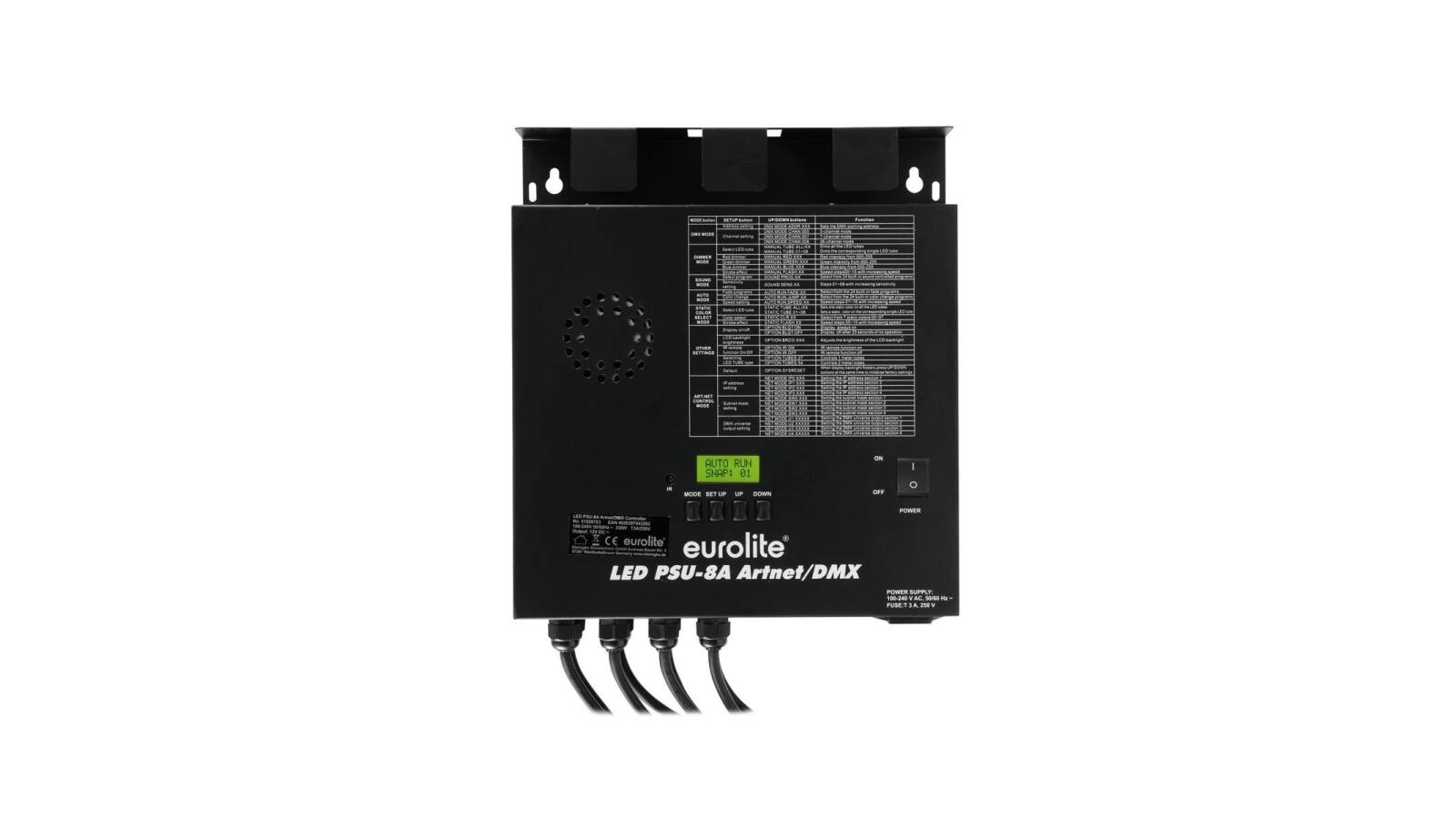 EUROLITE LED PSU-8A Artnet/DMX EUROLITE LED PSU-8A Artnet/DMX von Eurolite