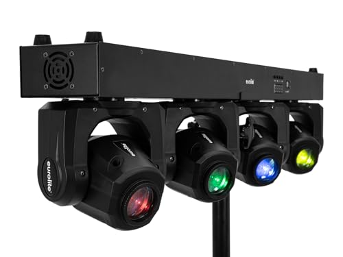 EUROLITE LED TMH Bar S120 Moving-Head Spots | LED-Lichtanlage mit 4 individuell steuerbaren 30-W-Moving-Heads, Gobo- und Farbrad EUROLITE LED TMH Bar S120 Moving-Head Spots | LED-Lichtanlage mit 4 individuell steuerbaren 30-W-Moving-Heads, Gobo- und Farbrad von Eurolite