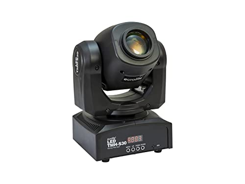 EUROLITE LED TMH-S30 Moving-Head Spot | Kompakter Moving-Head-Spot mit 30-W-LED, Gobos und Farbrad von Eurolite