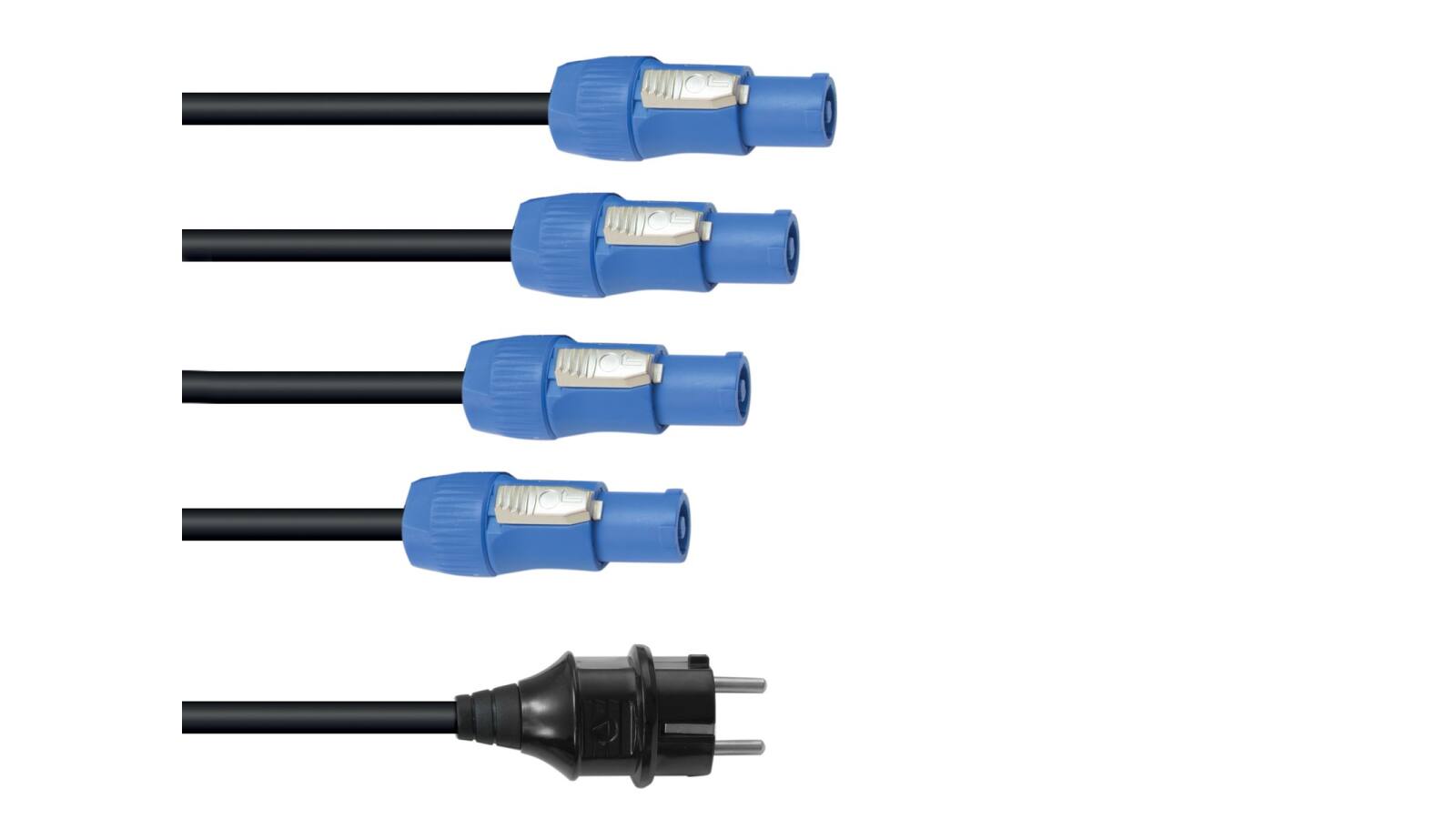 EUROLITE P-Con Netzkabel 1-4, 3x2,5mm² EUROLITE P-Con Netzkabel 1-4, 3x2,5mm² von Eurolite