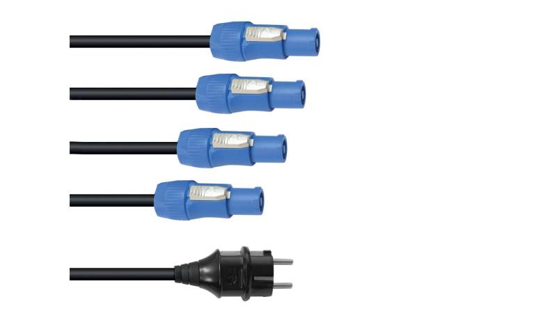 EUROLITE P-Con Netzkabel 1-4, 3x2,5mm² von Eurolite