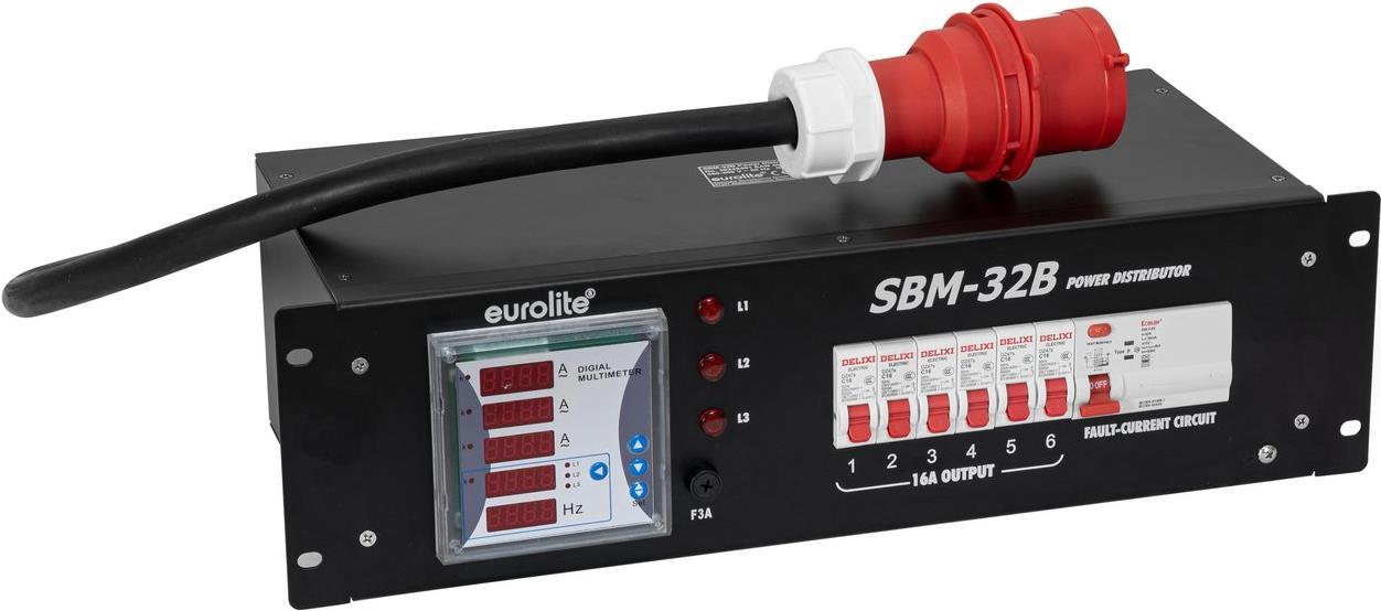 EUROLITE SBM-32B Stromverteiler (30248401) von Eurolite
