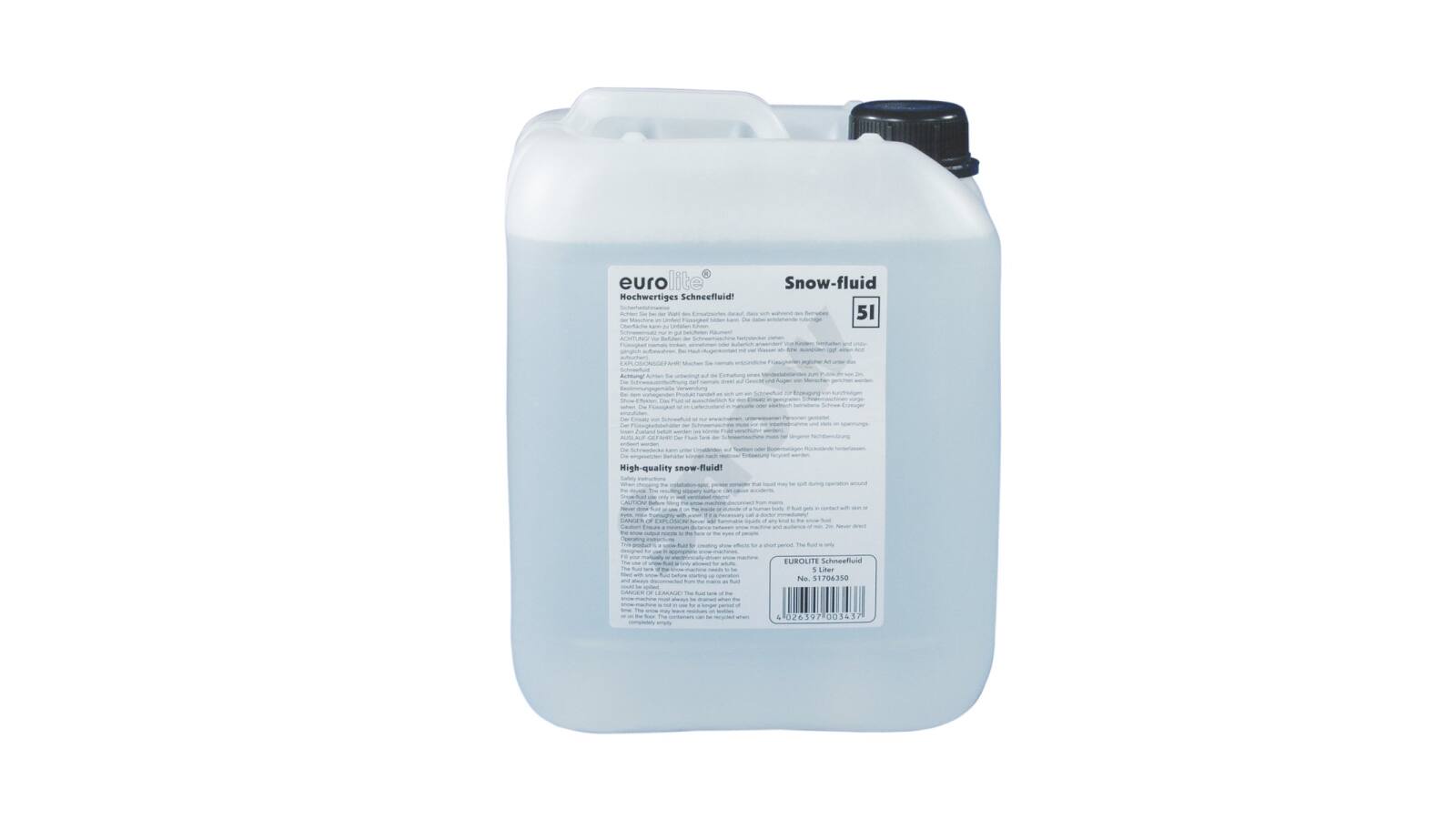 EUROLITE Schneefluid HD, 5l EUROLITE Schneefluid HD, 5l von Eurolite