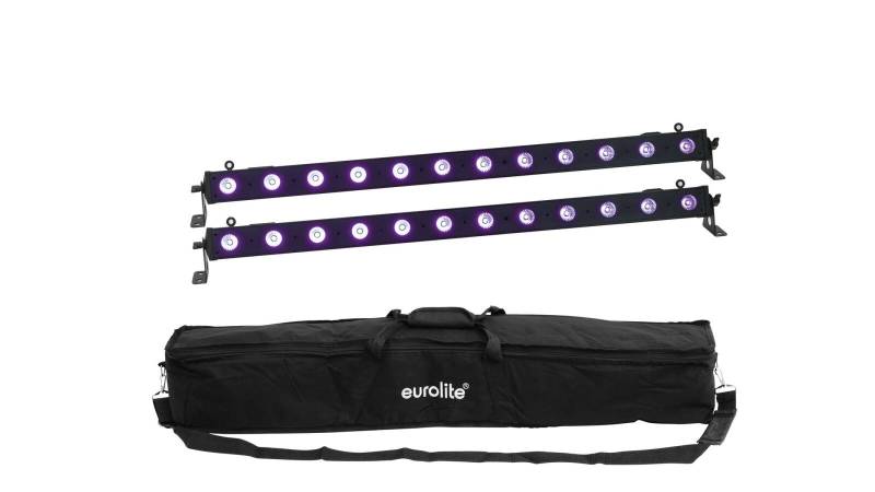 EUROLITE Set 2x LED BAR-12 UV Leiste + Soft-Bag von Eurolite