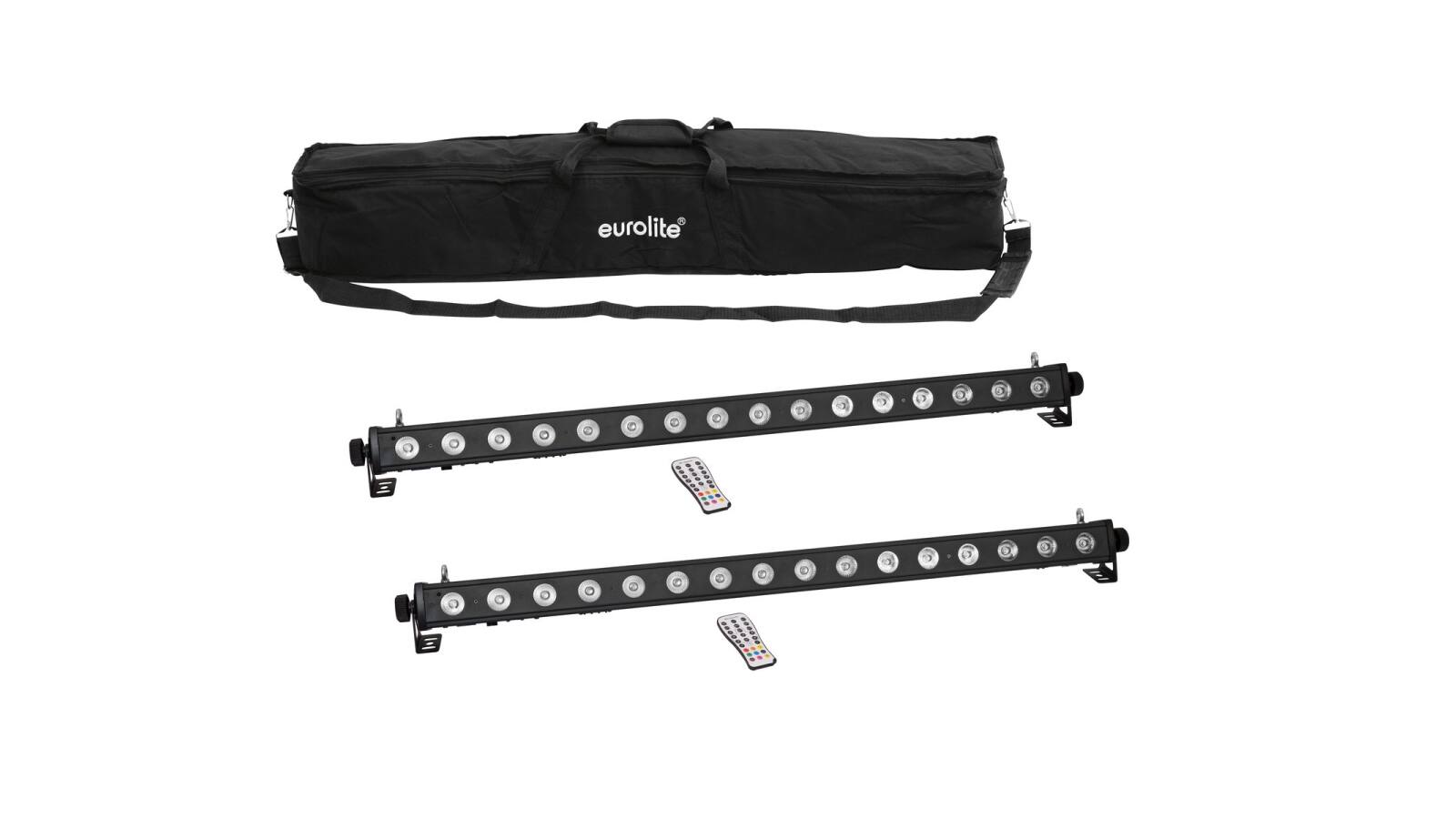 EUROLITE Set 2x LED PIX-16 QCL Leiste + Soft-Bag EUROLITE Set 2x LED PIX-16 QCL Leiste + Soft-Bag von Eurolite