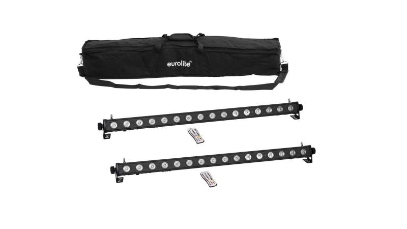 EUROLITE Set 2x LED PIX-16 QCL Leiste + Soft-Bag von Eurolite