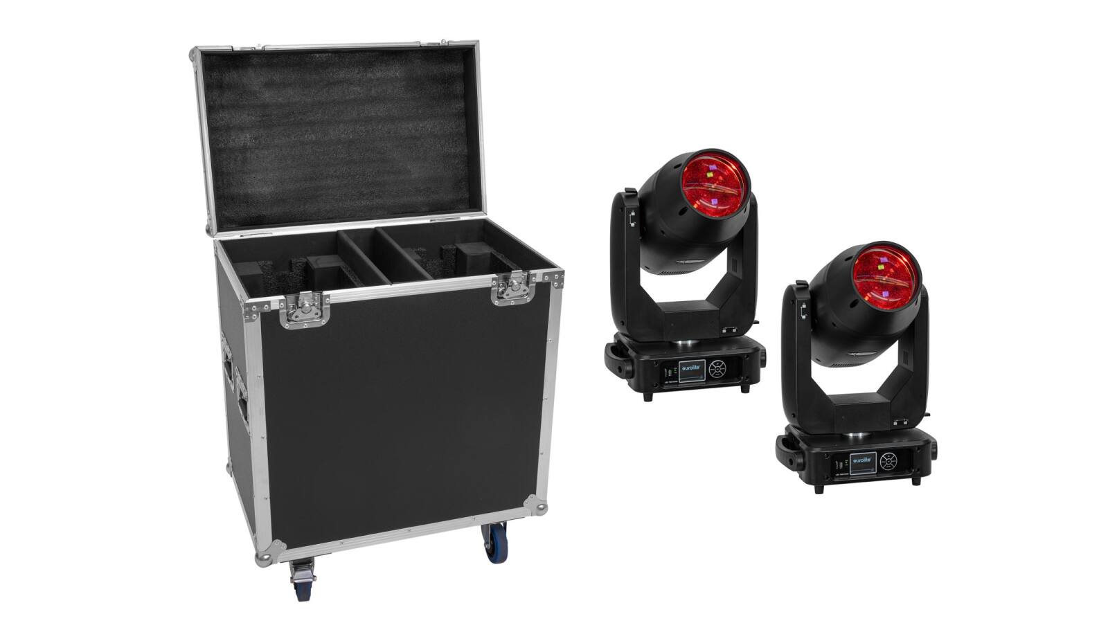 EUROLITE Set 2x LED TMH-S400 CMY + Case mit Rollen EUROLITE Set 2x LED TMH-S400 CMY + Case mit Rollen von Eurolite