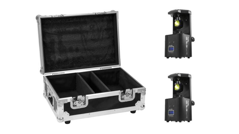 EUROLITE Set 2x LED TSL-150 Scan COB + Case von Eurolite