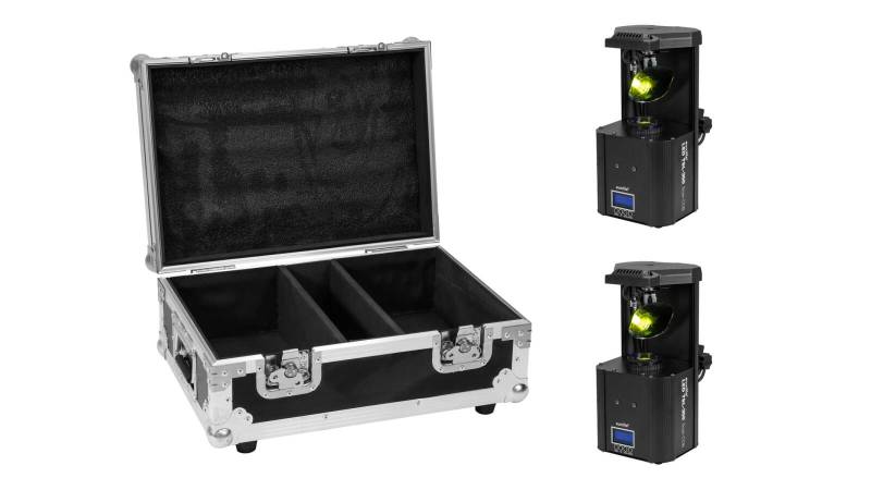 EUROLITE Set 2x LED TSL-350 Scan COB + Case von Eurolite