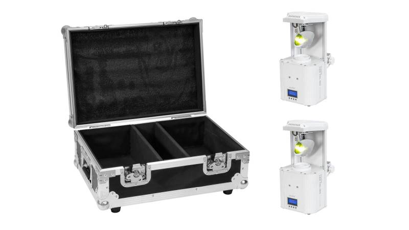 EUROLITE Set 2x LED TSL-350 Scan COB weiß + Case von Eurolite
