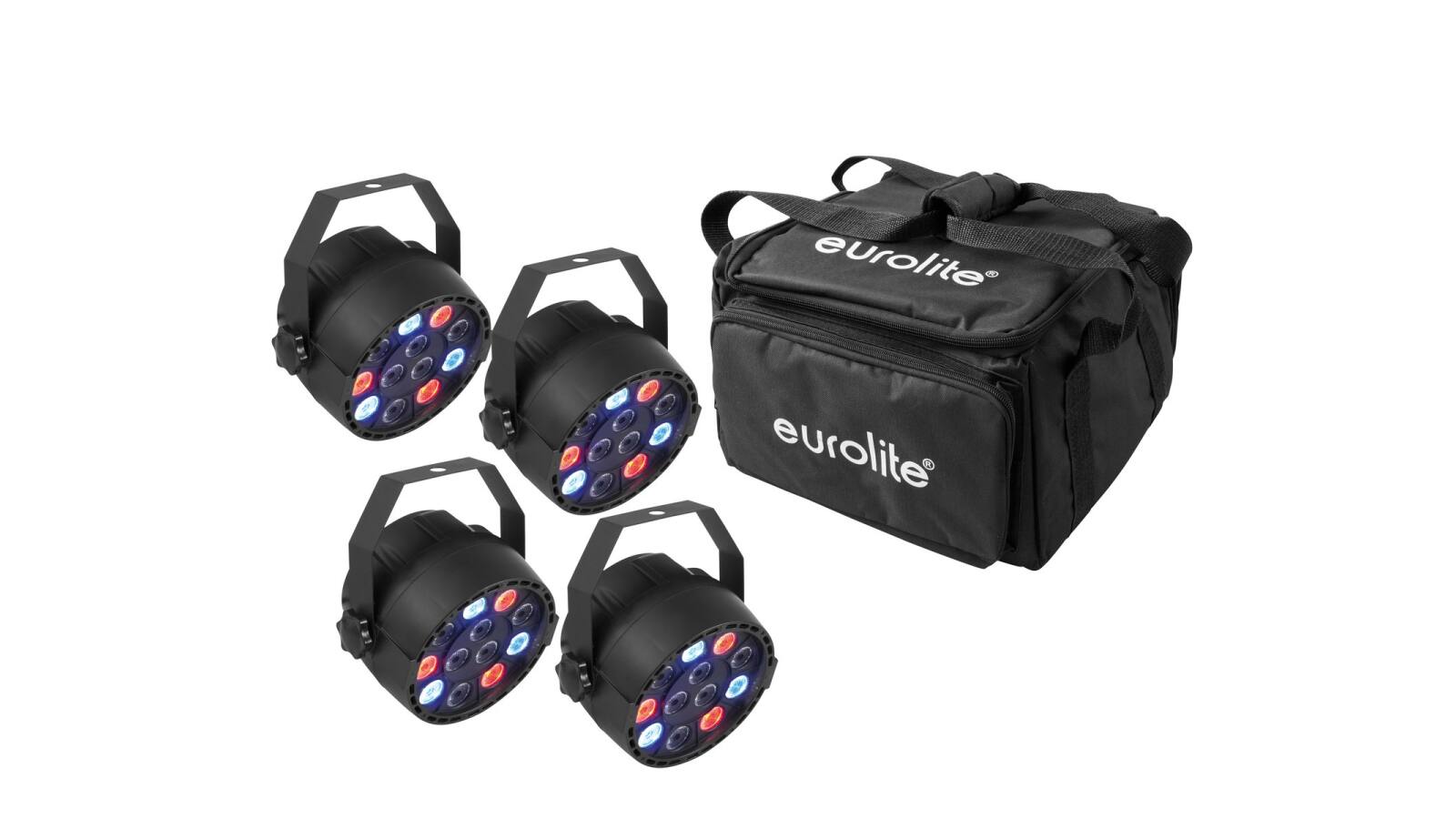 EUROLITE Set 4x LED PARty Spot + Soft-Bag EUROLITE Set 4x LED PARty Spot + Soft-Bag von Eurolite