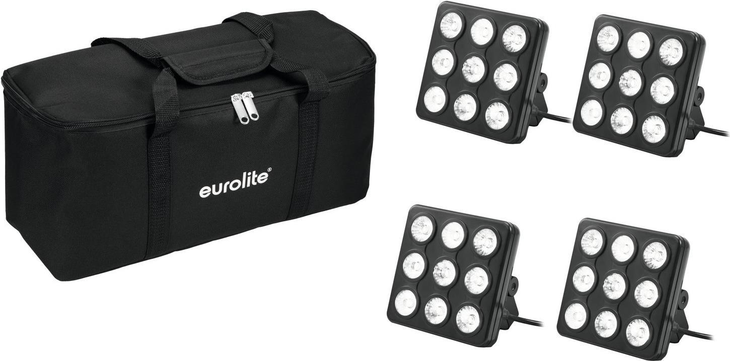 EUROLITE Set 4x LED Party Panel RGB+UV + Soft-Bag (20000962) von Eurolite