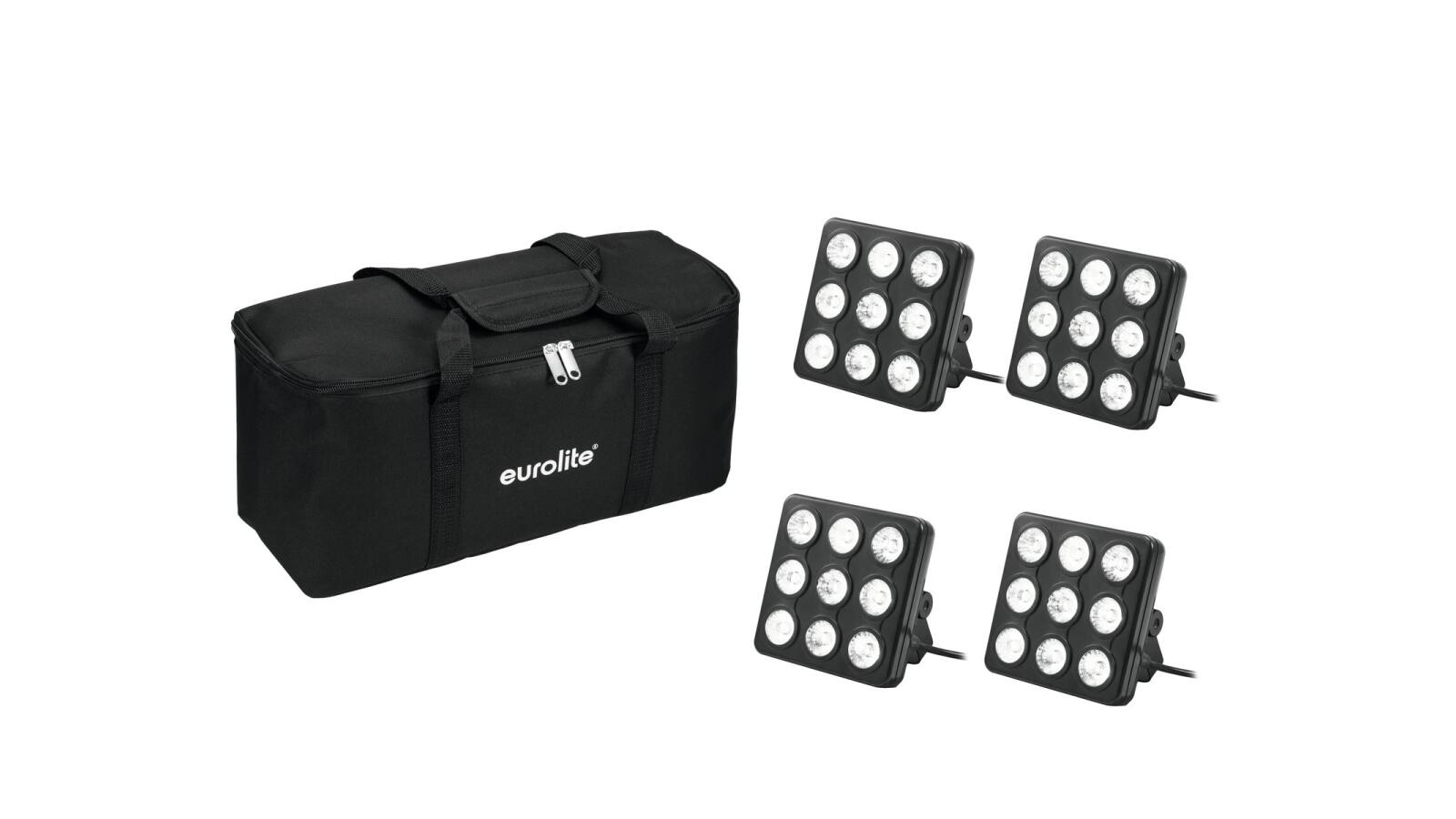 EUROLITE Set 4x LED Party Panel RGB+UV + Soft-Bag EUROLITE Set 4x LED Party Panel RGB+UV + Soft-Bag von Eurolite