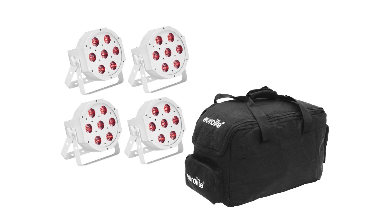 EUROLITE Set 4x LED SLS-7 HCL Spot weiß + Soft-Bag EUROLITE Set 4x LED SLS-7 HCL Spot weiß + Soft-Bag von Eurolite