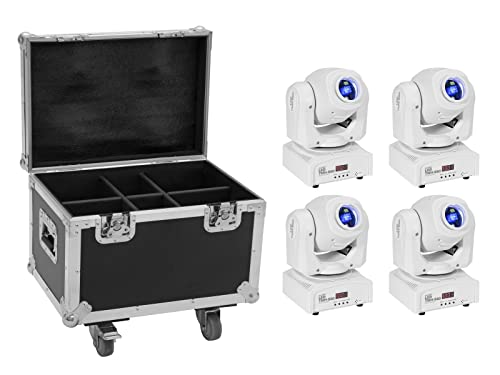 EUROLITE Set 4x LED TMH-S60 Moving-Head-Spot ws + Case EUROLITE Set 4x LED TMH-S60 Moving-Head-Spot ws + Case von Eurolite