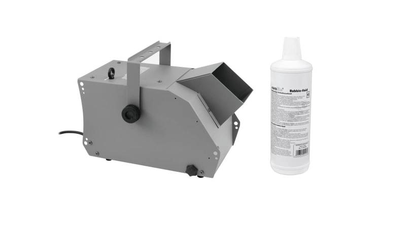 EUROLITE Set BW-100 Seifenblasenmaschine + Seifenblasenfluid 1l von Eurolite