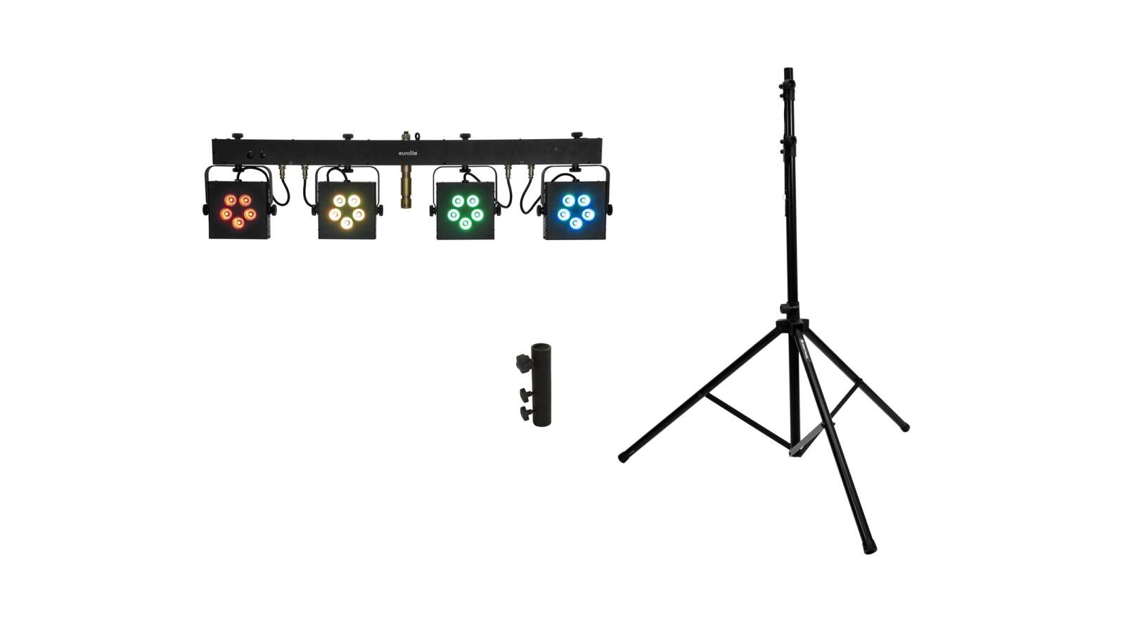 EUROLITE Set LED KLS-902 + M-4 Boxenhochständer EUROLITE Set LED KLS-902 + M-4 Boxenhochständer von Eurolite