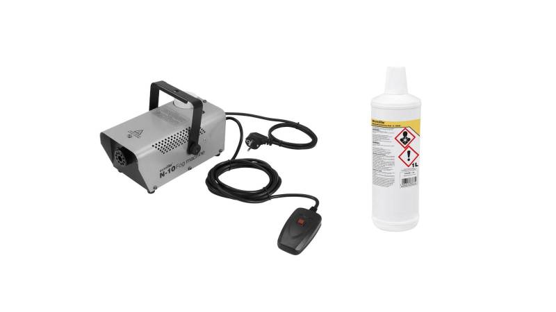EUROLITE Set N-10 silber + B Basic Nebelfluid 1l von Eurolite