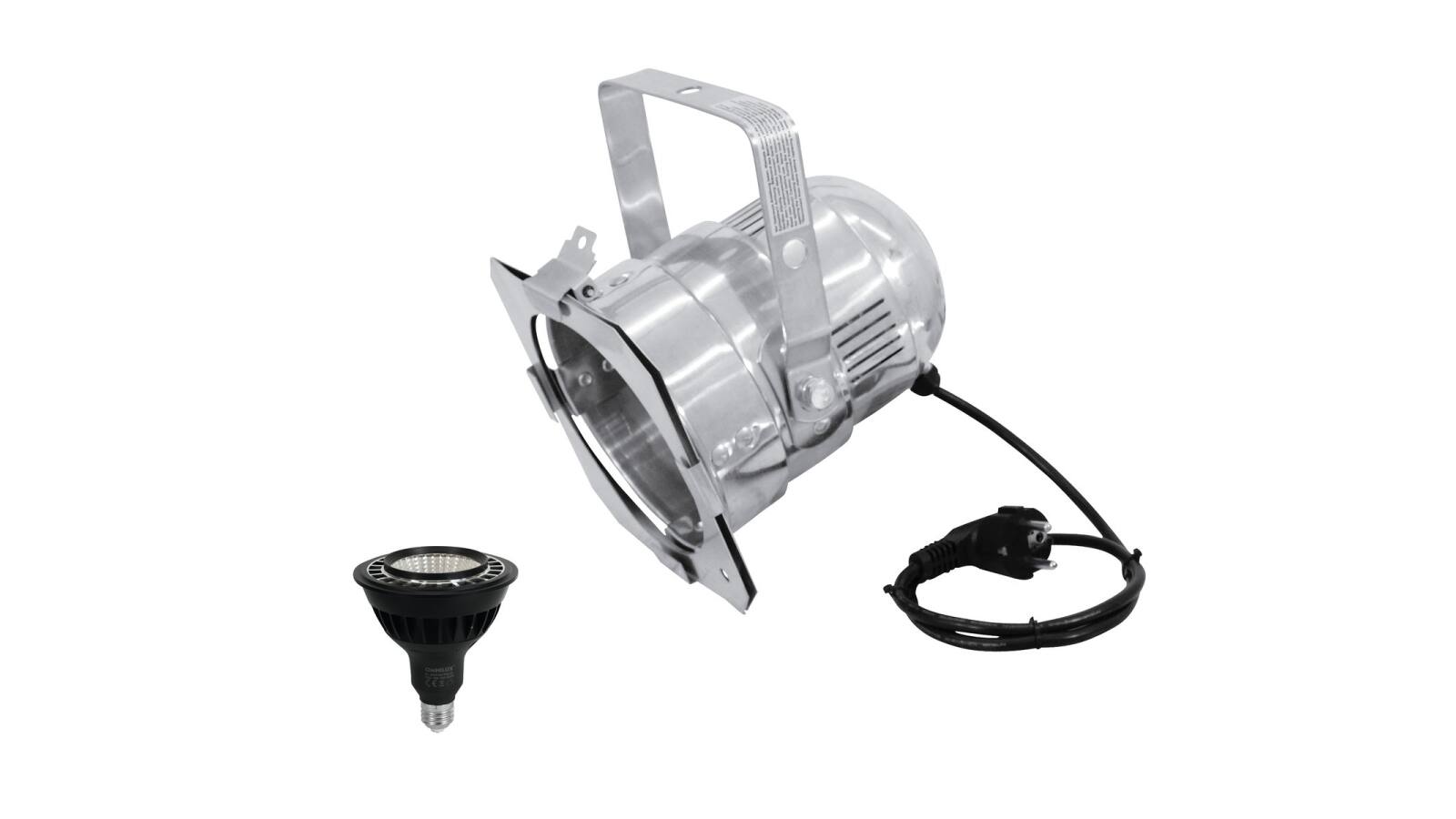 EUROLITE Set PAR-38 Spot sil + PAR-38 230V COB 18W E-27 LED 1800-3000k dim2warm EUROLITE Set PAR-38 Spot sil + PAR-38 230V COB 18W E-27 LED 1800-3000k dim2warm von Eurolite