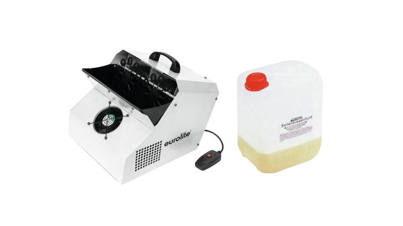 EUROLITE Set SD-201 DMX Seifenblasenmaschine + Seifenblasenkonzentrat für 5l von Eurolite