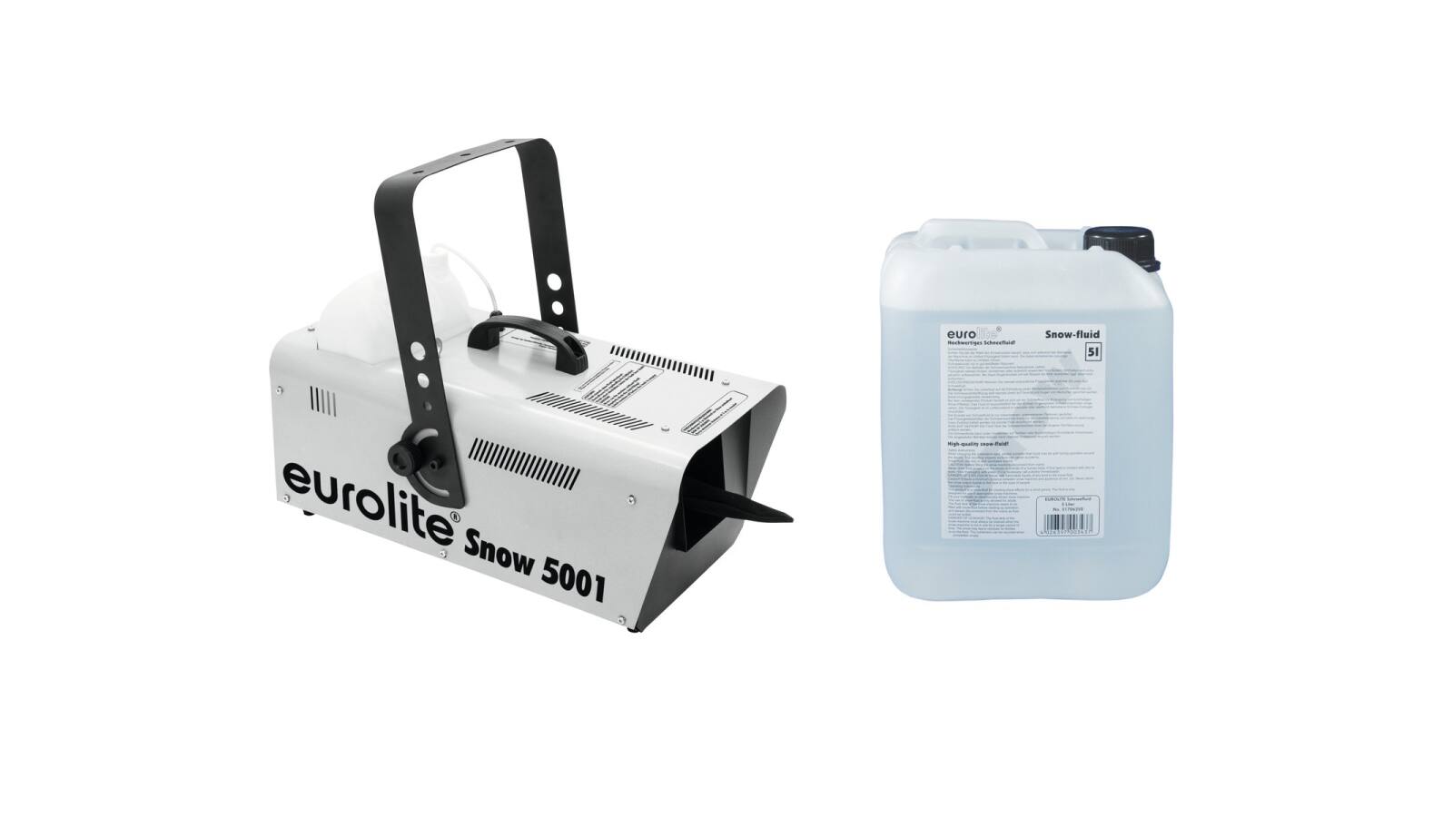 EUROLITE Set Snow 5001 Schneemaschine + Schneefluid 5l EUROLITE Set Snow 5001 Schneemaschine + Schneefluid 5l von Eurolite