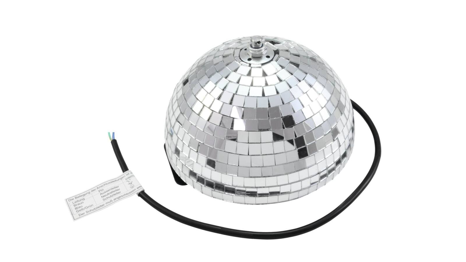 EUROLITE Spiegel-Halbkugel 20cm motorisiert EUROLITE Spiegel-Halbkugel 20cm motorisiert von Eurolite