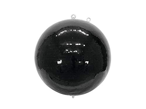 EUROLITE Spiegelkugel 75cm schwarz | Sicherheits-Spiegelkugel mit glänzend schwarzen Facetten von Eurolite
