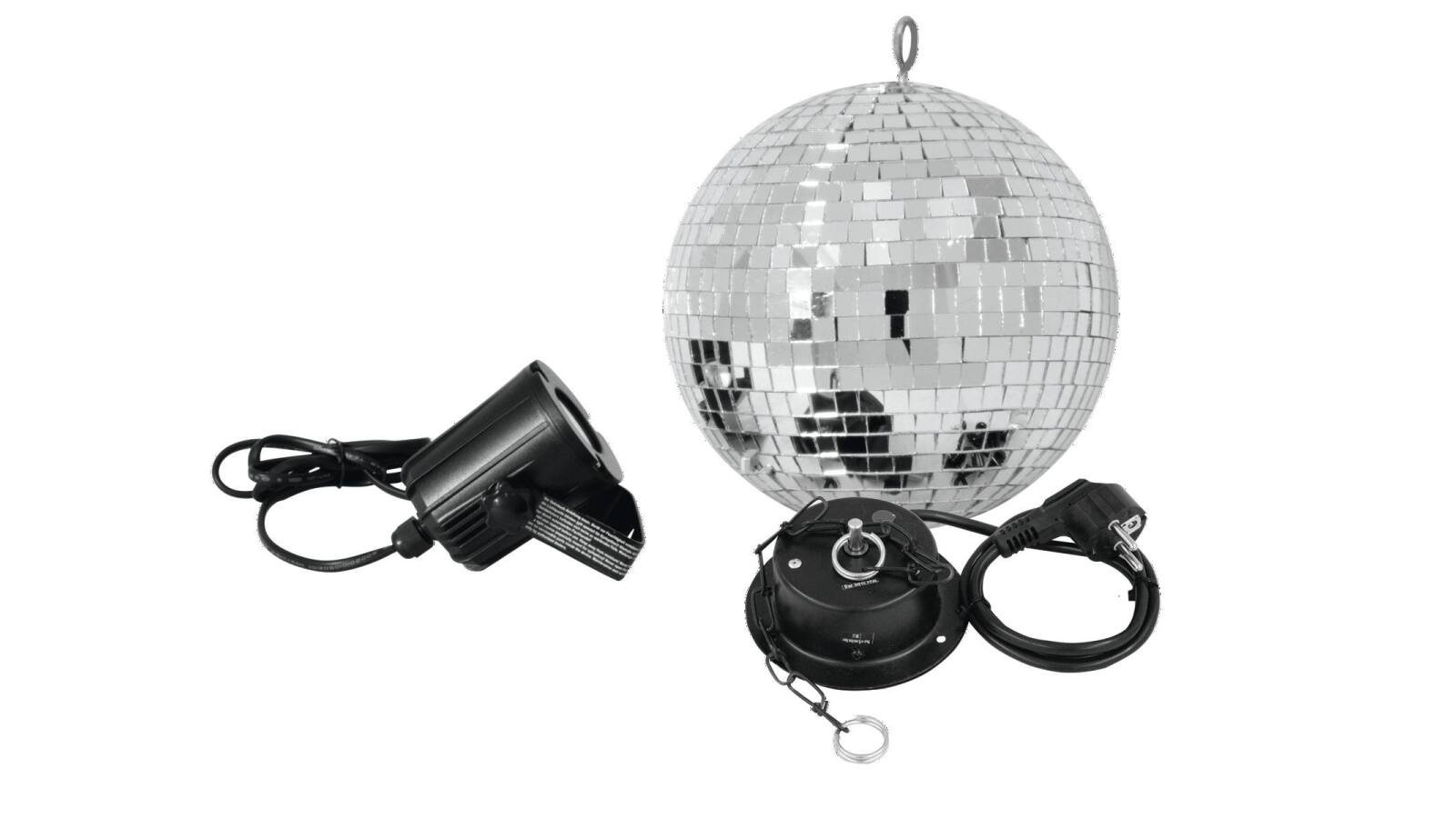 EUROLITE Spiegelkugelset 20cm mit LED Spot EUROLITE Spiegelkugelset 20cm mit LED Spot von Eurolite