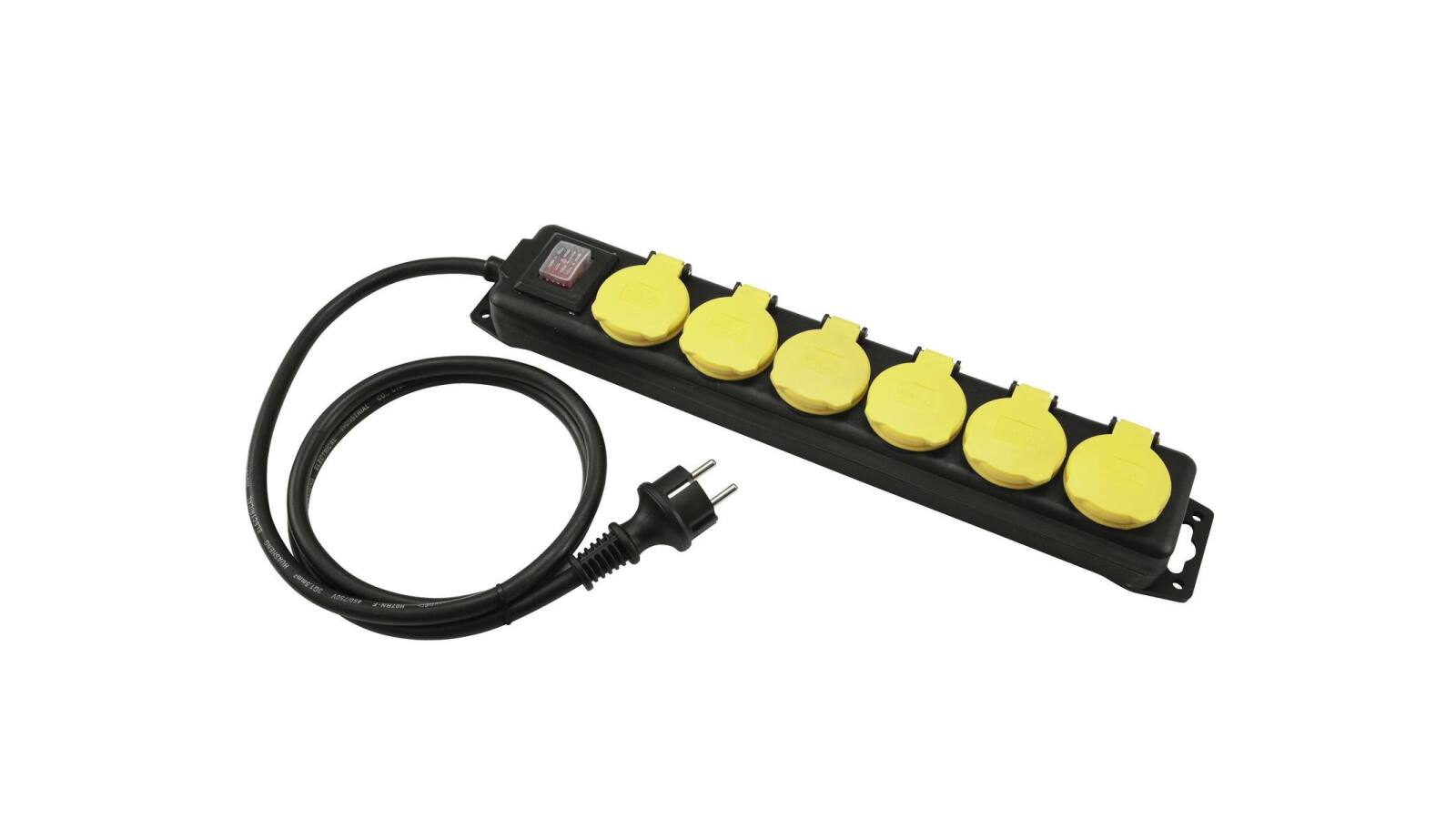 EUROLITE Steckdosenleiste 6-fach IP44 sw 10m EUROLITE Steckdosenleiste 6-fach IP44 sw 10m von Eurolite