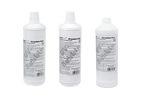 EUROLITE UV-Seifenblasenfluid Set 3x1l | Fluid für UV-aktive Seifenblasen von Eurolite