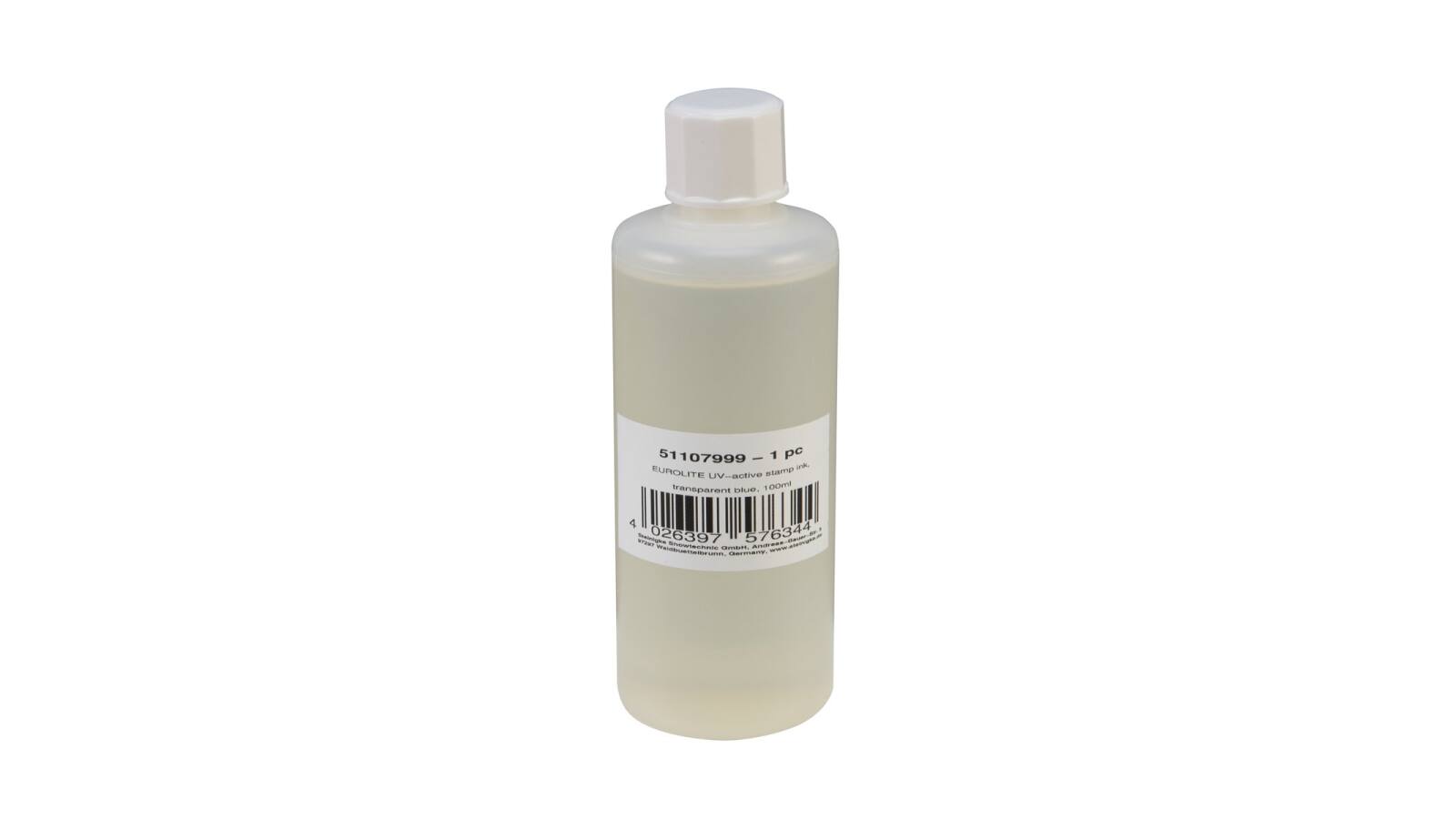EUROLITE UV-aktive Stempelfarbe, transparent blau, 100ml EUROLITE UV-aktive Stempelfarbe, transparent blau, 100ml von Eurolite