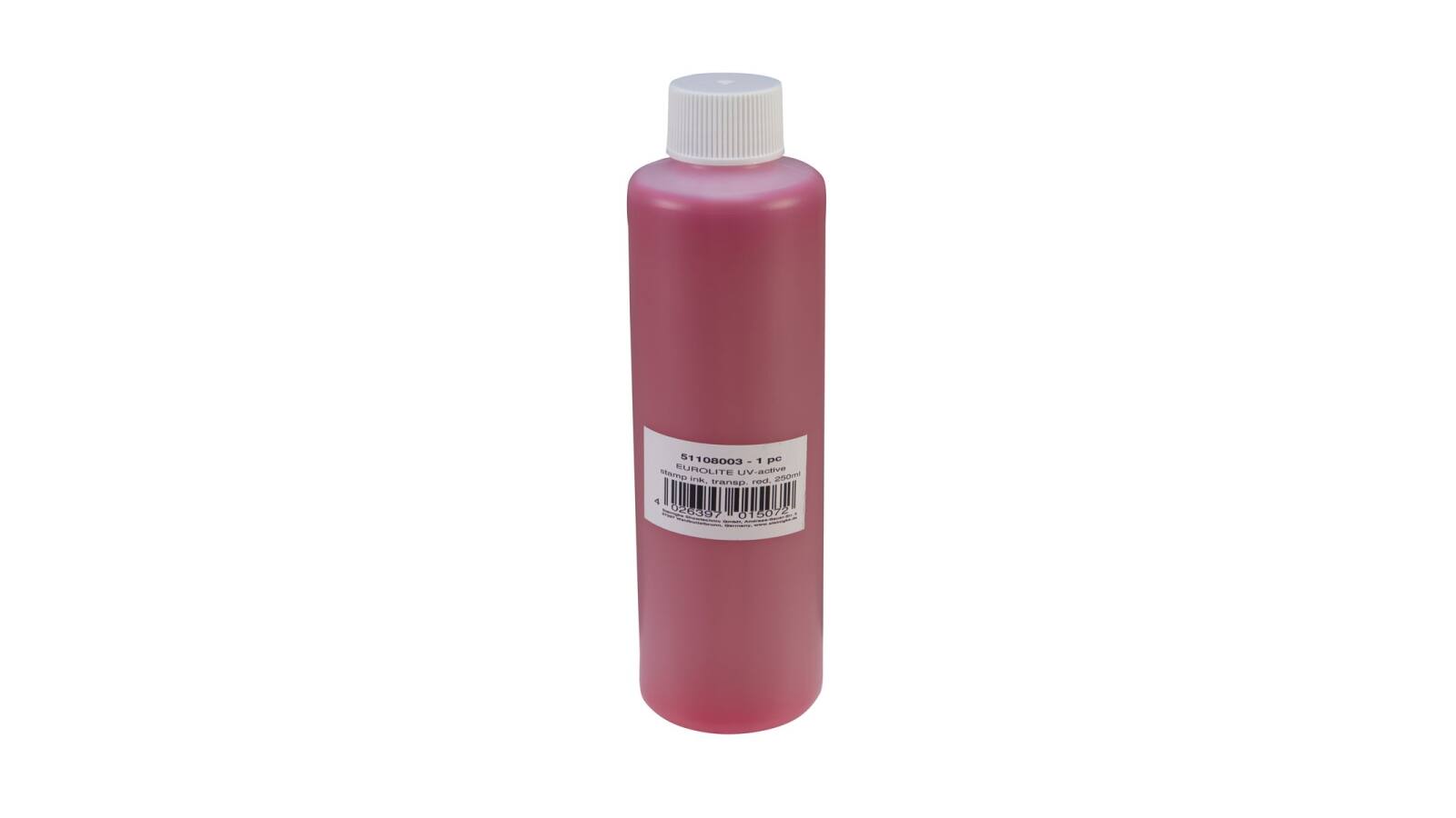 EUROLITE UV-aktive Stempelfarbe, transparent rot, 250ml EUROLITE UV-aktive Stempelfarbe, transparent rot, 250ml von Eurolite