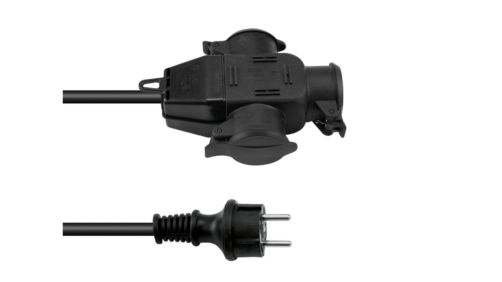 EUROLITE Verlängerung 3x2,5 3m 3-fach von Eurolite