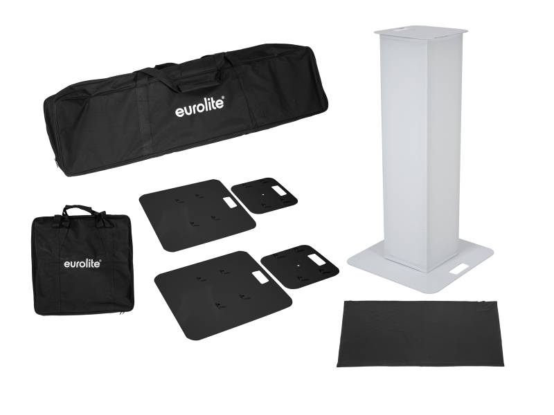 Eurolite 2x Stage Stand 100cm inkl. Cover und Tasche, schwarz von Eurolite