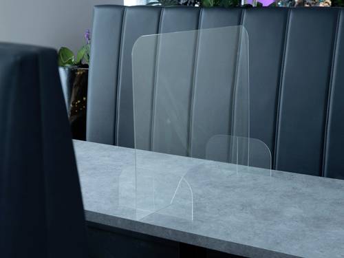 Eurolite 80703007 Mobile Schutzwand Acryl (L x B x H) 800 x 300 x 600mm von Eurolite