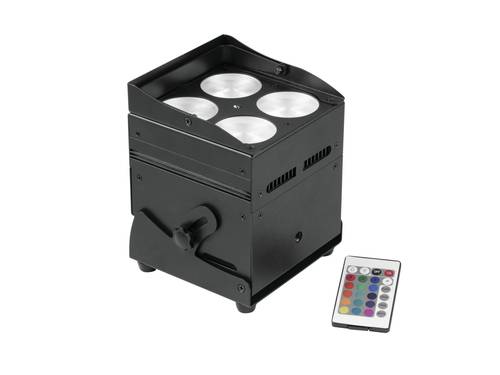 Eurolite AKKU UP-4 QCL LED-Wandleuchte Anzahl LEDs (Details): 4 x 8W Schwarz von Eurolite