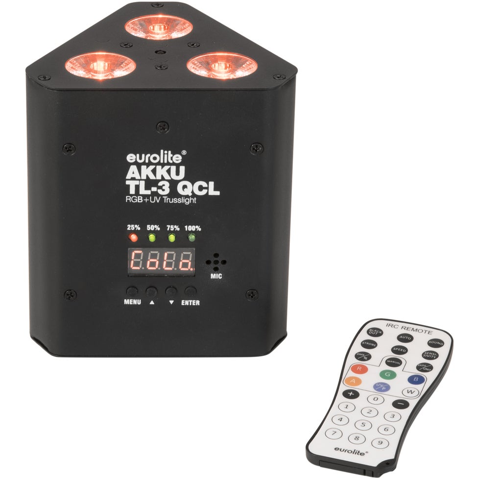 Eurolite Akku TL-3 QCL RGB+UV Truss Light Eurolite Akku TL-3 QCL RGB+UV Truss Light von Eurolite