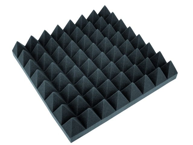 Eurolite Akustikschaumstoff Pyramide 100mm,50x50cm von Eurolite