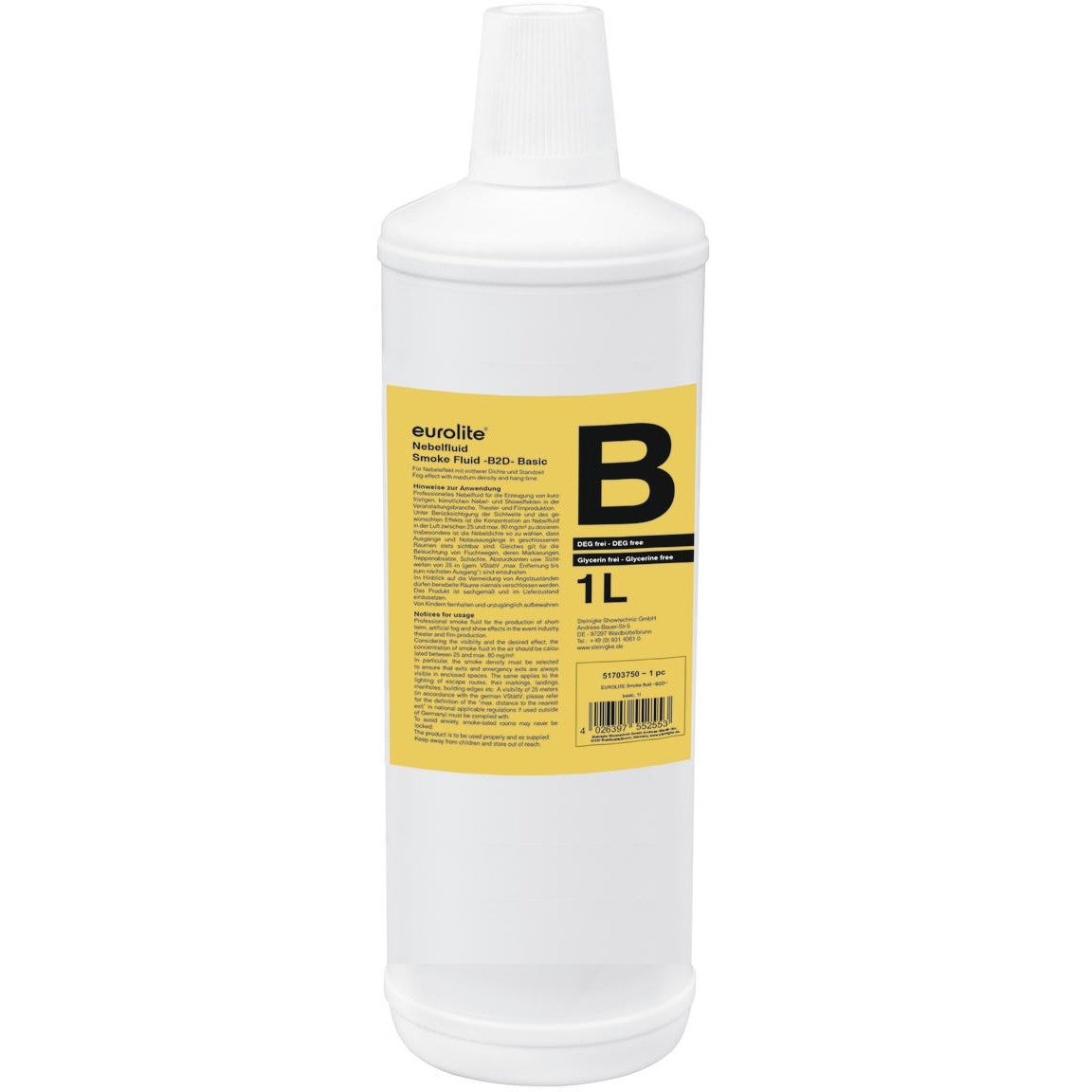 Eurolite B2D Smoke Fluid, 1 Litre Eurolite B2D Smoke Fluid, 1 Litre von Eurolite