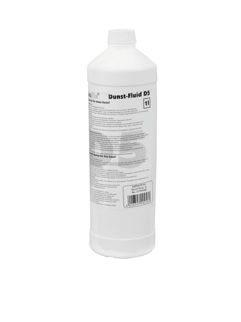 Eurolite D-5 Dunst-Fluid 1 Liter Eurolite D-5 Dunst-Fluid 1 Liter von Eurolite