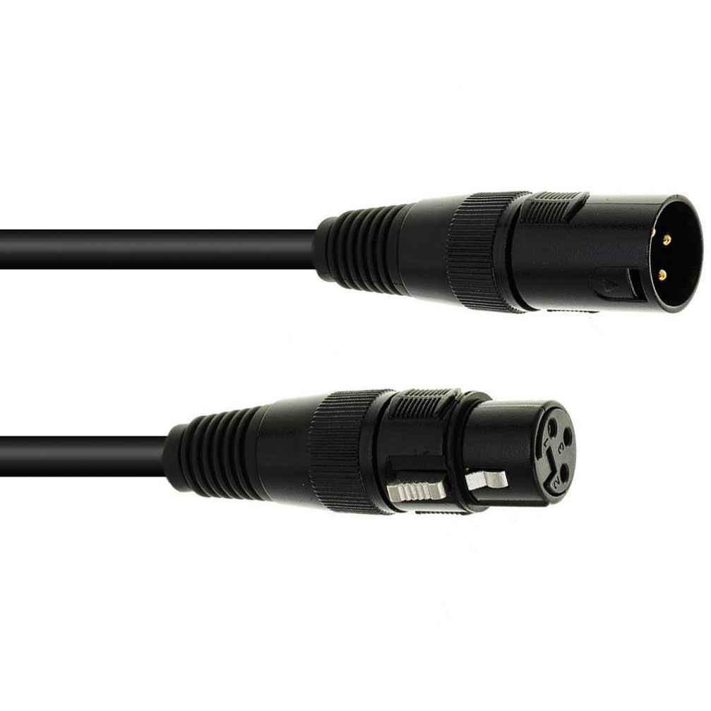Eurolite DMX Kabel XLR 3pol 1m sw Eurolite DMX Kabel XLR 3pol 1m sw von Eurolite
