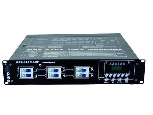 Eurolite DPX-610 DMX Dimmer 6-Kanal 19 Zoll-Bauform Eurolite DPX-610 DMX Dimmer 6-Kanal 19 Zoll-Bauform von Eurolite