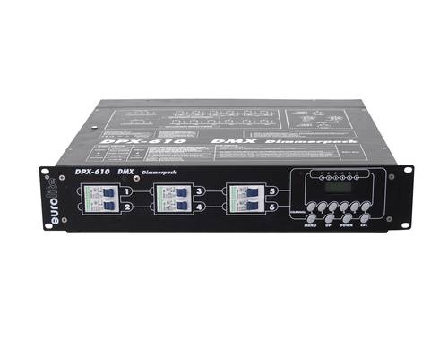 Eurolite DPX-610 DMX Dimmer 6-Kanal Eurolite DPX-610 DMX Dimmer 6-Kanal von Eurolite