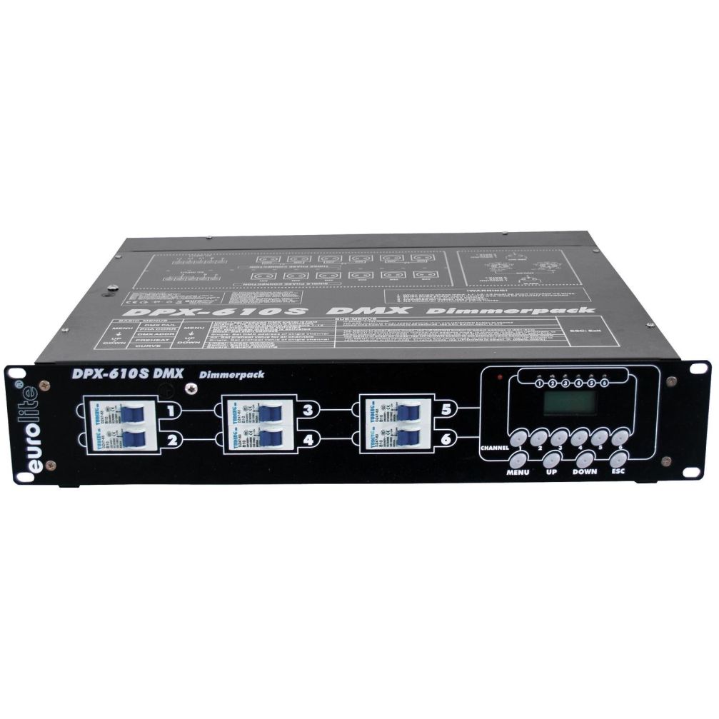 Eurolite DPX-610 S DMX Dimmerpack Eurolite DPX-610 S DMX Dimmerpack von Eurolite